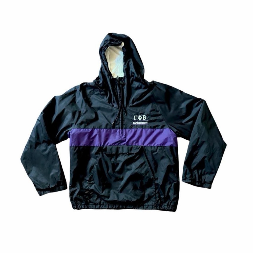 Vintage Northwestern Gamma Phi Beta Windbreaker - Size L